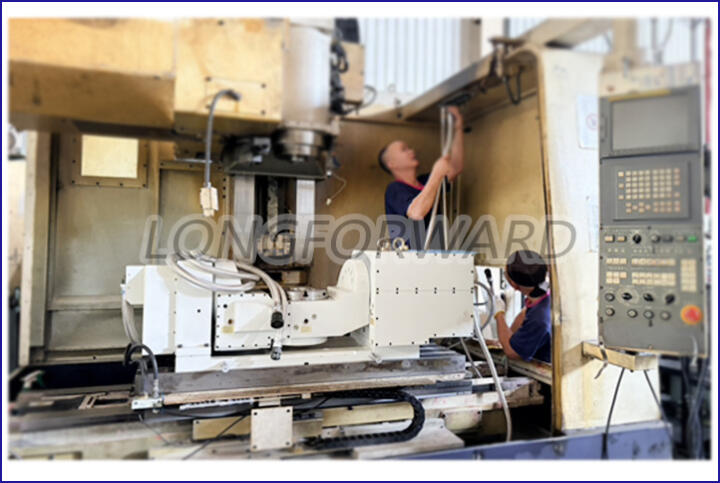 OKUMA－Machine modification project is ongoing.